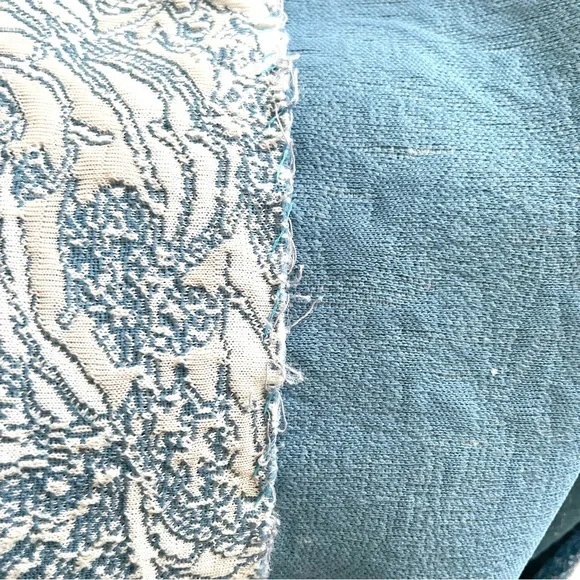 Leo-Danal Crimplene Dress with Buttons, Women’s US 10 Light Blue & Cream - Picture 10 of 13